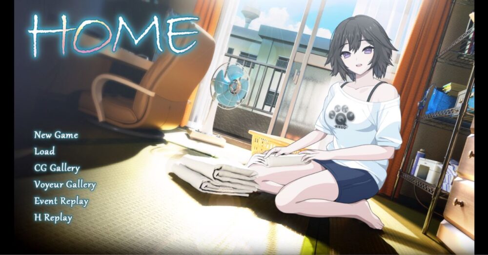 HOMEのタイトル画面